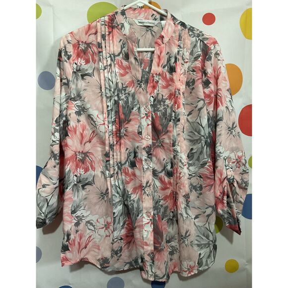 NEW Draper’s and Damon’s Blouse Size Medium - Picture 6 of 11